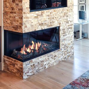 Left Corner Gas Fireplace